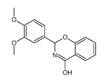 2-(3,4-dimethoxyphenyl)-2,3-dihydro-1,3-benzoxazin-4-one Structure