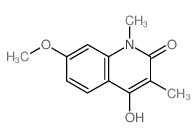 2(1H)-Quinolinone, 4-hydroxy-7-methoxy-1,3-dimethyl- structure