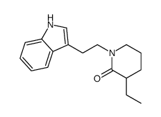 3-ethyl-1-[2-(1H-indol-3-yl)ethyl]piperidin-2-one Structure
