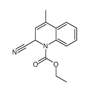 ethyl 2-cyano-4-methyl-2H-quinoline-1-carboxylate Structure