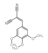 Propanedinitrile,2-[(3,4,5-trimethoxyphenyl)methylene]- structure