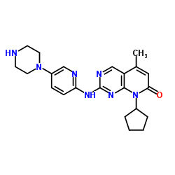 8-环戊基-5-甲基-2-((5-(哌嗪-1-基)吡啶-2-基)氨基)吡啶并[2,3-d]嘧啶-7(8H)-酮图片