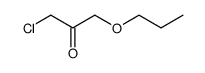 2-Propanone,1-chloro-3-propoxy- Structure