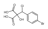 2-((4-bromophenyl)chloromethyl)-2-hydroxymalonic acid结构式