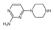 2-Pyrimidinamine,4-(1-piperazinyl)-(9CI) structure