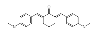 α,α'-bis-(4-dimethylamino)benzylidenecyclohexanone结构式