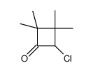 4-chloro-2,2,3,3-tetramethylcyclobutan-1-one Structure