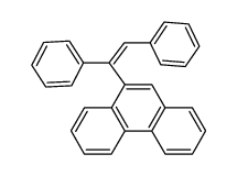 1r.2t-diphenyl-1-(phenanthryl-(9))-ethylene Structure