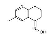 N-(3-methyl-7,8-dihydro-6H-quinolin-5-ylidene)hydroxylamine结构式