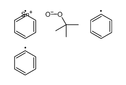 tert-butylperoxy(triphenyl)stannane Structure