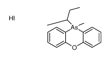 10-butan-2-yl-10-methylphenoxarsinin-5-ium,iodide结构式
