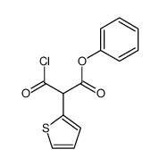 chlorocarbonyl-thiophen-2-yl-acetic acid phenyl ester Structure