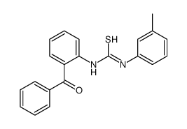 1-(2-benzoylphenyl)-3-(3-methylphenyl)thiourea结构式