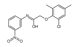 2-(2-chloro-4,6-dimethylphenoxy)-N-(3-nitrophenyl)acetamide Structure