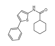 N-(5-phenylthiophen-2-yl)cyclohexanecarboxamide Structure
