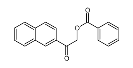 (2-naphthalen-2-yl-2-oxoethyl) benzoate结构式