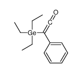 2-phenyl-2-triethylgermylethenone Structure