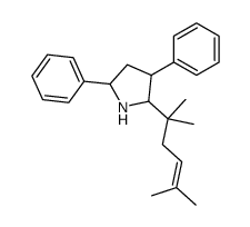 2-(2,5-dimethylhex-4-en-2-yl)-3,5-diphenylpyrrolidine Structure