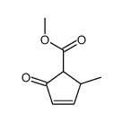3-Cyclopentene-1-carboxylic acid, 2-methyl-5-oxo-, methyl ester (9CI) Structure