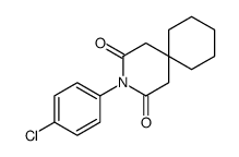 3-(4-chlorophenyl)-3-azaspiro[5.5]undecane-2,4-dione结构式