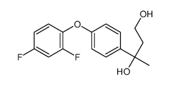3-[4-(2,4-difluorophenoxy)phenyl]butane-1,3-diol Structure