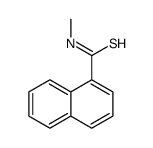 N-methylnaphthalene-1-carbothioamide结构式