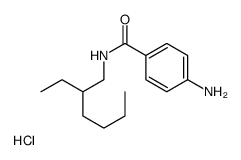 4-amino-N-(2-ethylhexyl)benzamide,hydrochloride Structure