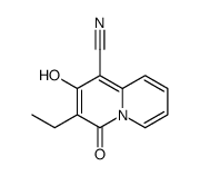 3-ethyl-2-hydroxy-4-oxoquinolizine-1-carbonitrile Structure