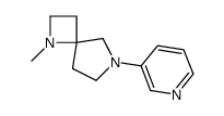 1-methyl-7-pyridin-3-yl-1,7-diazaspiro[3.4]octane Structure