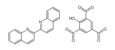 2-quinolin-2-ylquinoline,2,4,6-trinitrophenol结构式