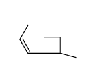 (1S,2R)-1-methyl-2-prop-1-enylcyclobutane结构式