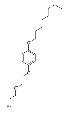 1-[2-(2-bromoethoxy)ethoxy]-4-octoxybenzene Structure