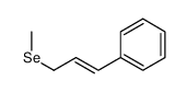 3-methylselanylprop-1-enylbenzene Structure