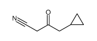 4-cyclopropyl-3-oxobutyronitrile结构式