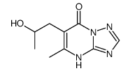 6-(2-hydroxypropyl)-5-methyl-[1,2,4]triazolo[1,5-a]pyrimidin-7(4H)-one结构式