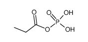 propionyl-phosphoric acid Structure