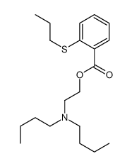 2-(Dibutylamino)ethyl=o-(propylthio)benzoate结构式