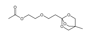 2-(2-(4-methyl-2,6,7-trioxabicyclo[2.2.2]octan-1-yl)ethoxy)ethyl acetate Structure