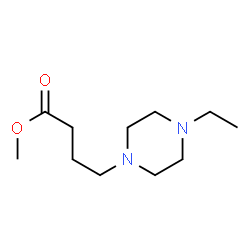 1-Piperazinebutanoicacid,4-ethyl-,methylester(9CI) structure