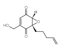 7-Oxabicyclo[4.1.0]hept-3-ene-2,5-dione,3-(hydroxymethyl)-4-(1E)-1-pentenyl-,(1S,6R)-(9CI) structure