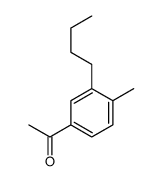 3-butyl-4-methyl phenyl methyl ketone结构式