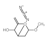 a-D-threo-Hex-5-enopyranoside,methyl 3-azido-2,3,6-trideoxy- (9CI) Structure