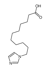11-imidazol-1-ylundecanoic acid结构式