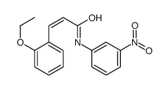 3-(2-ethoxyphenyl)-N-(3-nitrophenyl)prop-2-enamide结构式