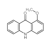1-methoxy-10H-acridin-9-one结构式