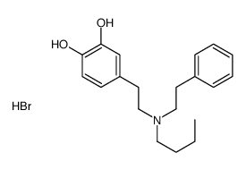 4-[2-[butyl(2-phenylethyl)amino]ethyl]benzene-1,2-diol,hydrobromide结构式