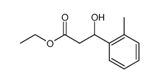 ethyl 3-hydroxy-3-(2-methylphenyl)propanoate结构式