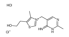 3-[(4-amino-2-methylpyrimidin-5-yl)methyl]-5-(2-hydroxyethyl)-4-methylthiazolium chloride hydrochlor picture