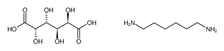 hexamethylenediammonium galactarate Structure