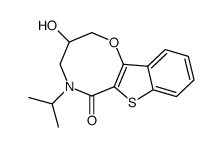 3-hydroxy-5-isopropyl-2,3,4,5-tetrahydro-6H-benzo[4,5]thieno[3,2-b][1,5]oxazocin-6-one结构式